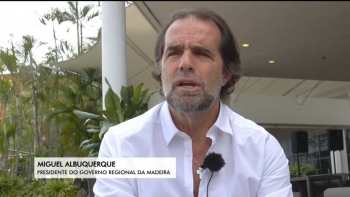 Imagem de Paulo Cafôfo e Miguel Albuquerque na Venezuela