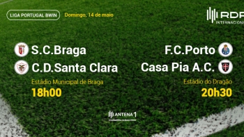 Imagem de Liga Portugal BWIN: Braga x Santa Clara e Porto x Casa Pia