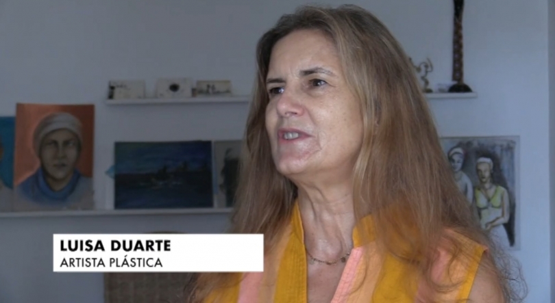 Imagem de Artista plástica em Moçambique