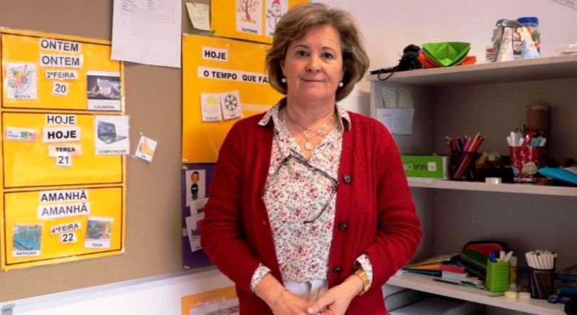 Imagem de Ana Moniz, professora distinguida no ensino especial