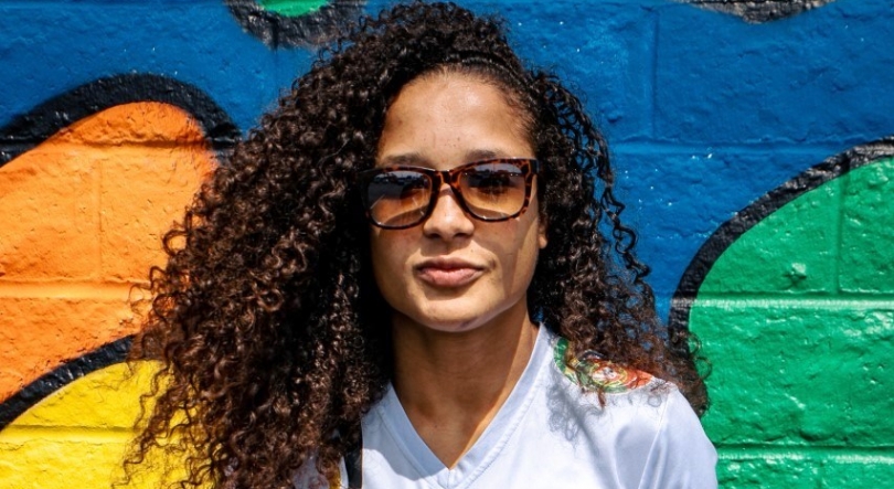 Imagem de Jacqueline Cavalcanti campeã de peso galo da Legacy Fighting Alliance