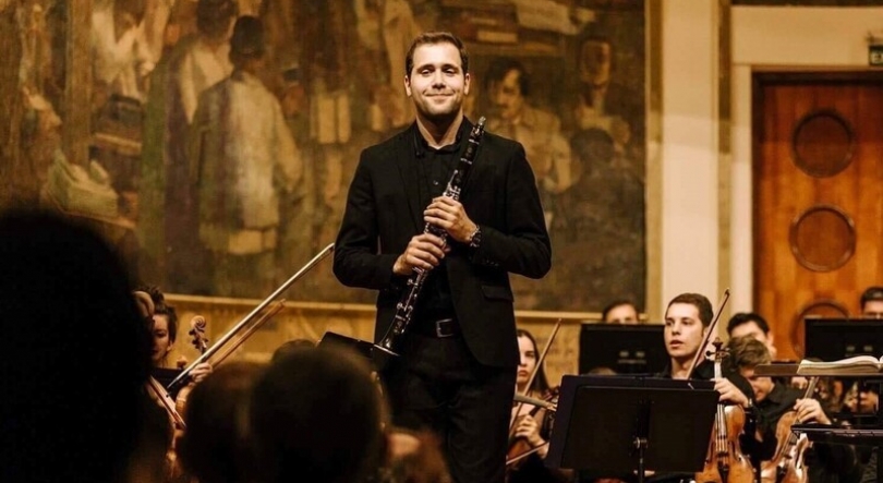 Imagem de Sérgio Pires é clarinetista na Orquestra Sinfónica de Londres