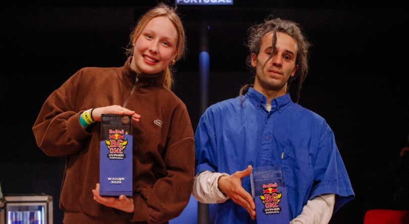 Imagem de Found Kid e Valéria sobre a arte do Breaking