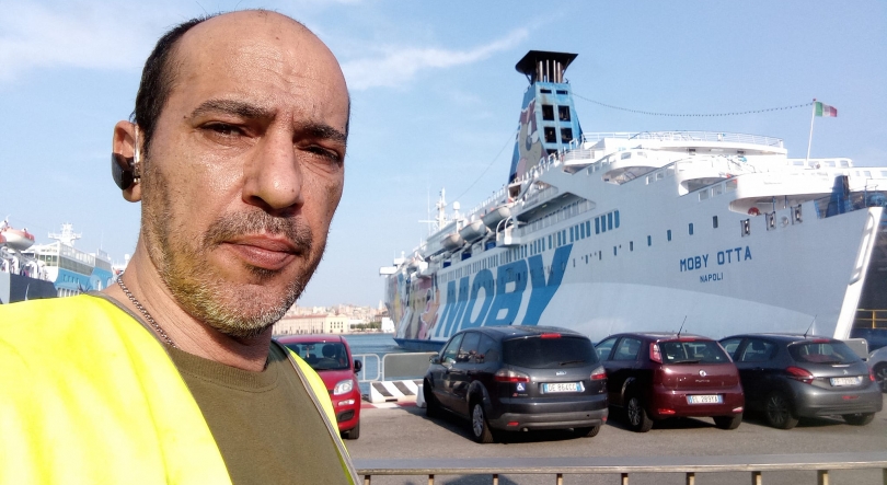 Imagem de Manuel Fontes na Ferrari em Turim