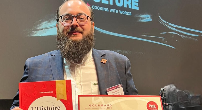 Imagem de Livro de culinária e história do luso-francês Tiago Martins premiado