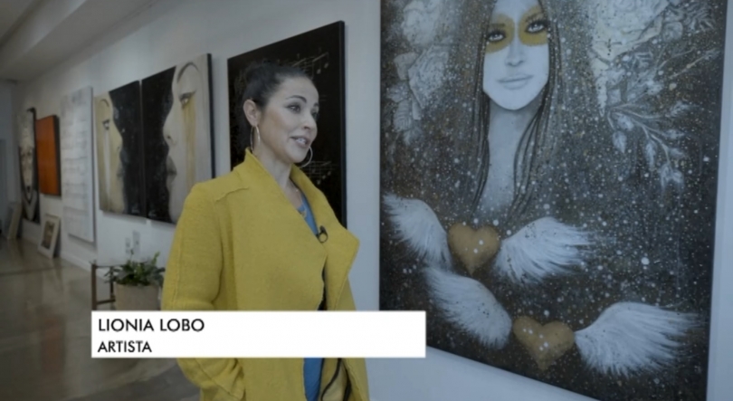 Imagem de Artista Plástica Portuguesa em Melbourne