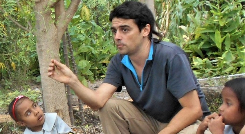 Imagem de Fernando Madeira, atacado duas vezes por crocodilos