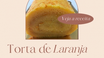 Imagem de Torta de Laranja da Chef Andreia Moutinho