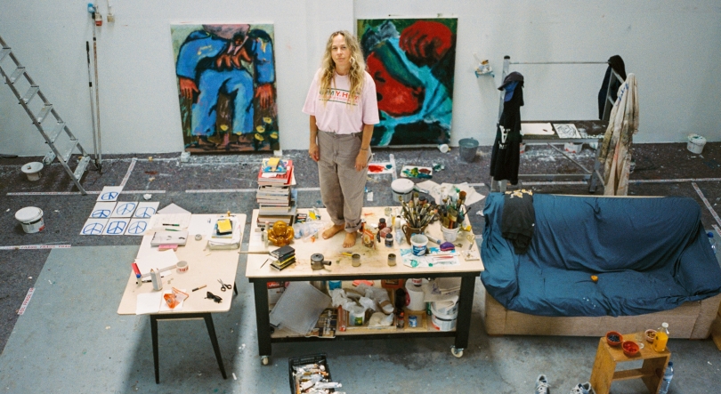 Imagem de Uma artista alemã a criar em Peniche