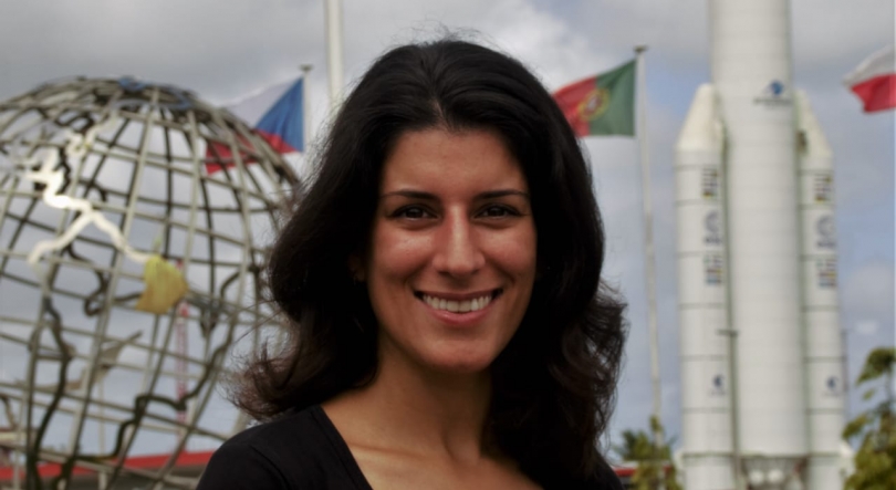 Imagem de Mara Rosado, engenharia aeroespacial na Guiana Francesa