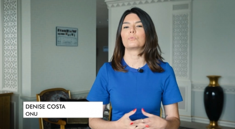 Imagem de Denise Costa e Ana Carmo afirmam a língua lusa na ONU