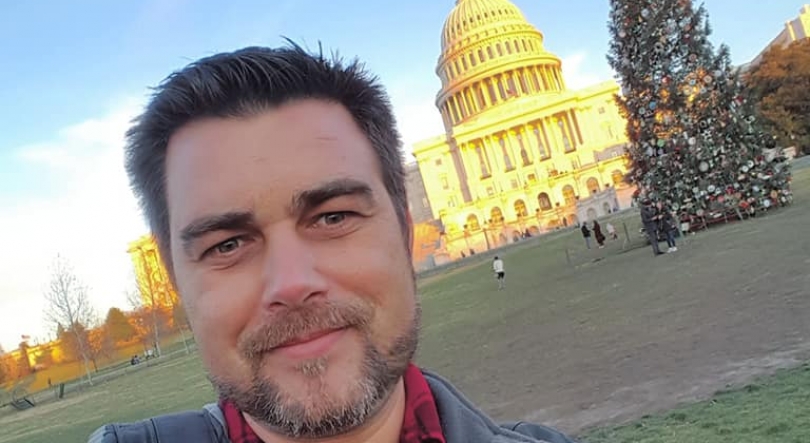 Imagem de Ricardo Guerreiro é operador de câmara da RTP na Virgínia