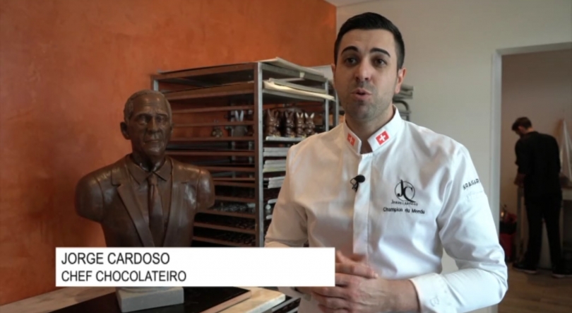 Imagem de Chocolateiro na Suíça homenageia Marcelo Rebelo de Sousa