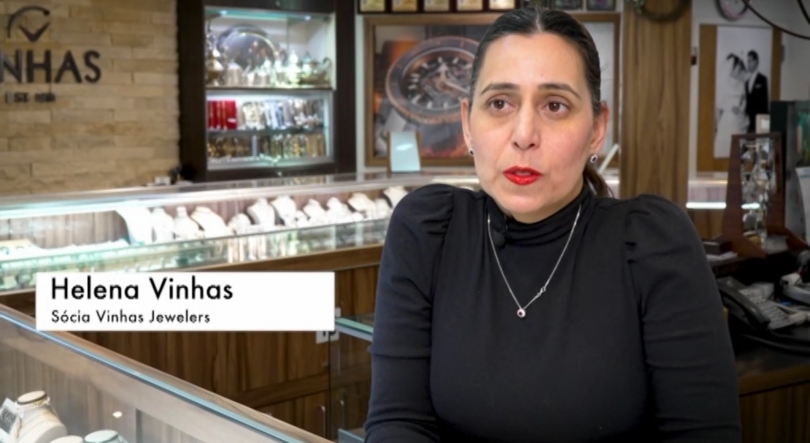 Imagem de Helena Vinhas, líder comunitária em Newark