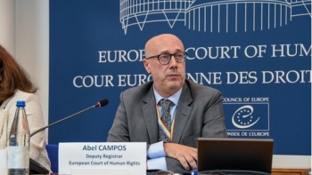 Imagem de Abel Campos, escrivão-adjunto do Tribunal Europeu dos Diretos Humanos