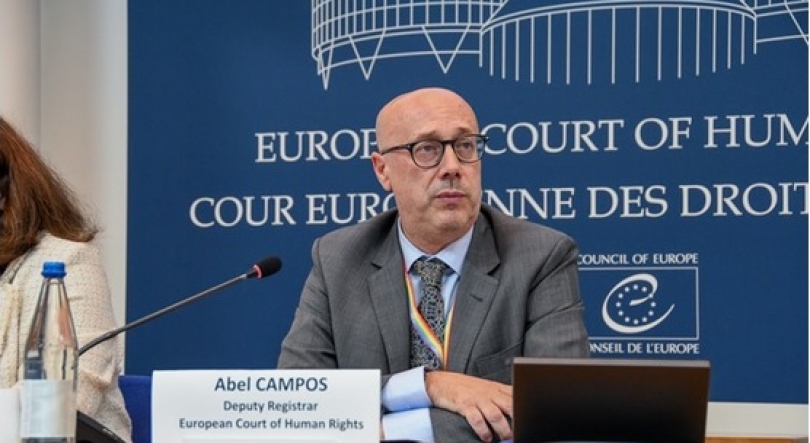 Imagem de Abel Campos, escrivão-adjunto do Tribunal Europeu dos Diretos Humanos