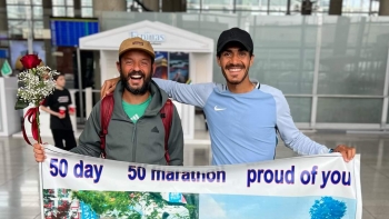 Imagem de Português correu 50 maratonas em 50 dias