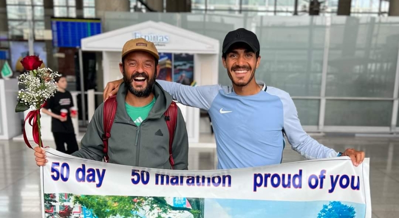 Imagem de Português correu 50 maratonas em 50 dias