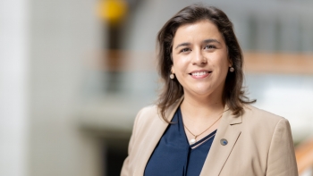 Imagem de Sara Cerdas, negociadora do mecanismo europeu de proteção civil