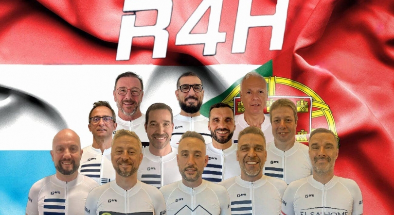 Imagem de Ciclistas solidários pedalam do Luxemburgo até Portugal