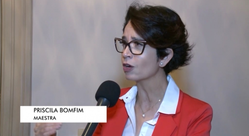 Imagem de Maestrina portuguesa Priscila Bonfim