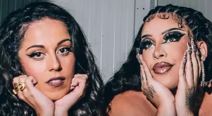 Imagem de Sara Correia e Gloria Groove, “Chelas”