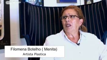 Imagem de Artista plástica portuguesa radicada nos Estados Unidos da América