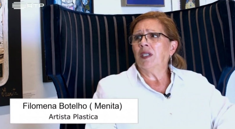 Imagem de Artista plástica portuguesa radicada nos Estados Unidos da América