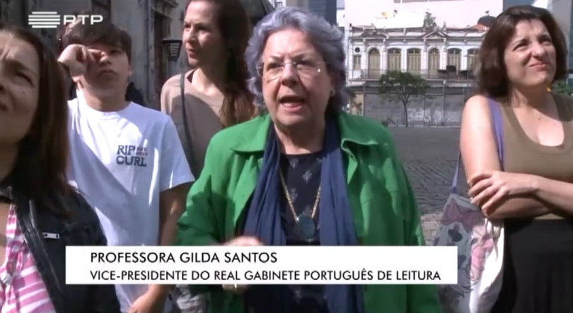 Imagem de Camões no Real Gabinete de Leitura do Rio de Janeiro