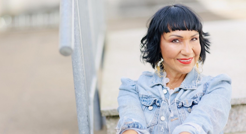 Imagem de Laura da Silva entrevistada no Dia de Folga