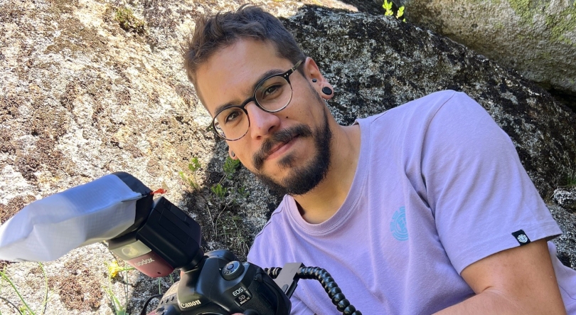 Imagem de Filipe Patrocínio entrevistado no Holofote