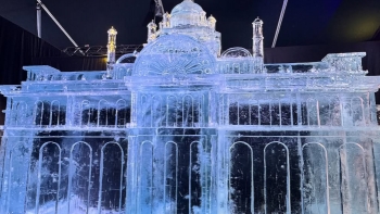 Imagem de Algarvio participa na maior exposição mundial de escultura em gelo
