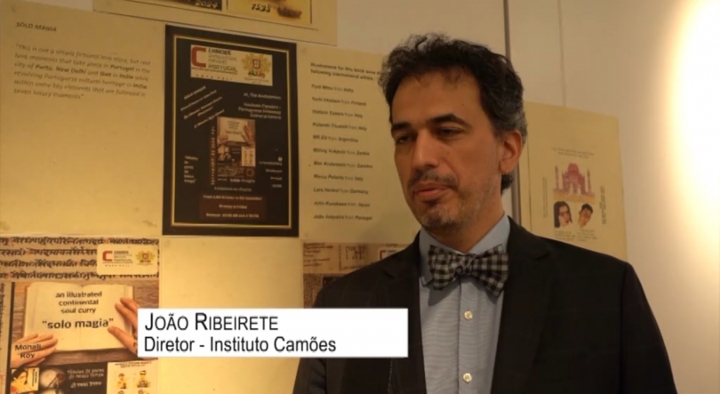 Imagem de João Ribeirete divulga Portugal na Índia