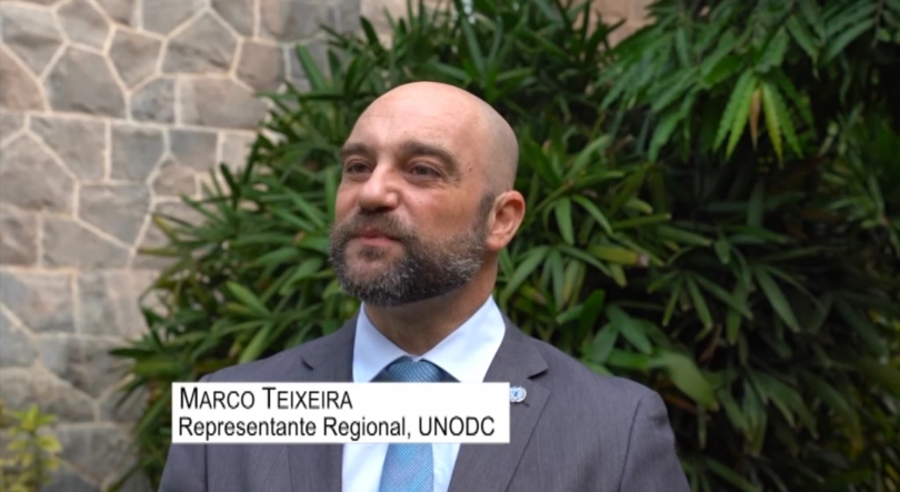 Imagem de Marco Teixeira no combate e prevenção de drogas
