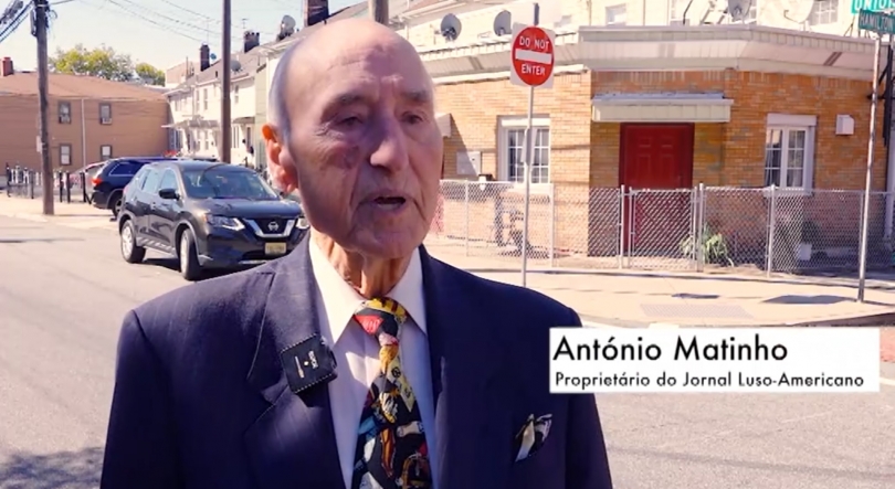 Imagem de Jornal Luso Americano homenageado