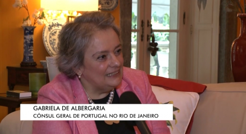Imagem de Gabriela de Albergaria no Palácio São Clemente