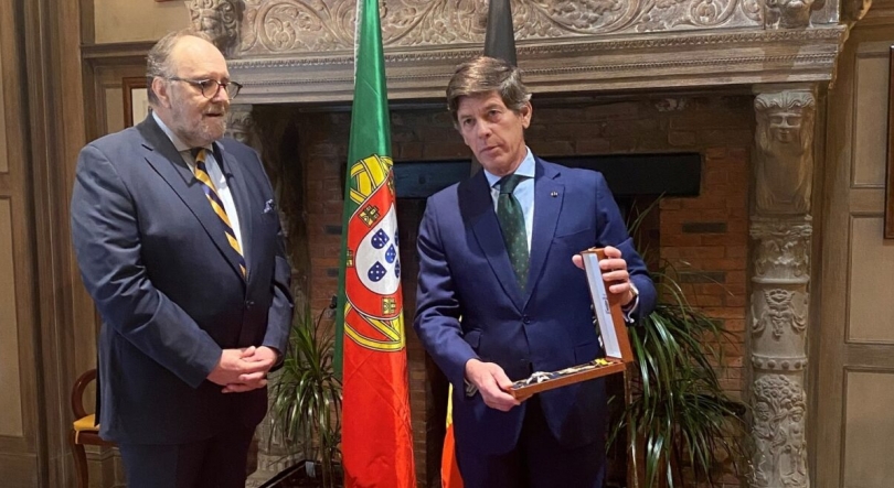 Imagem de Cônsul honorário em Gent distinguido com Ordem de Mérito