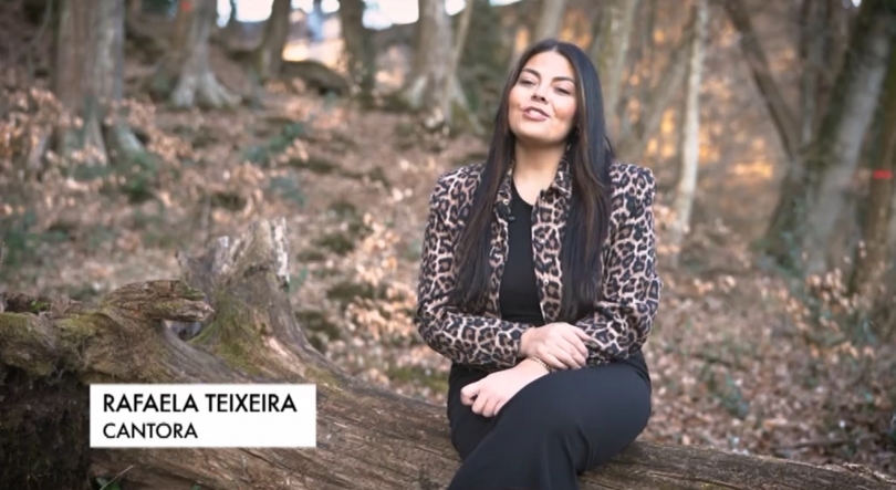 Imagem de Rafaela Teixeira, finalista no Festival da Canção do Luxemburgo