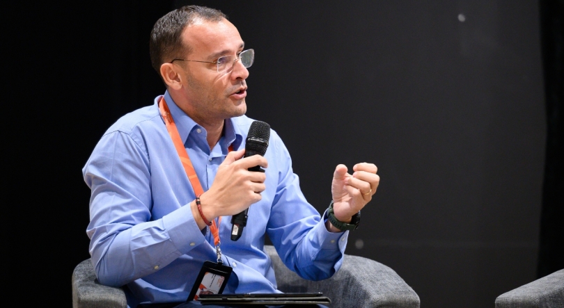 Imagem de Rui Gonçalves, biólogo marinho, foi apanhado na rede