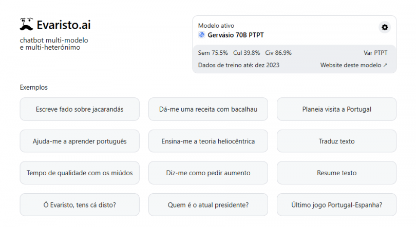 Imagem de Agente Digital Evaristo.ai da Faculdade de Ciências da Universidade de Lisboa