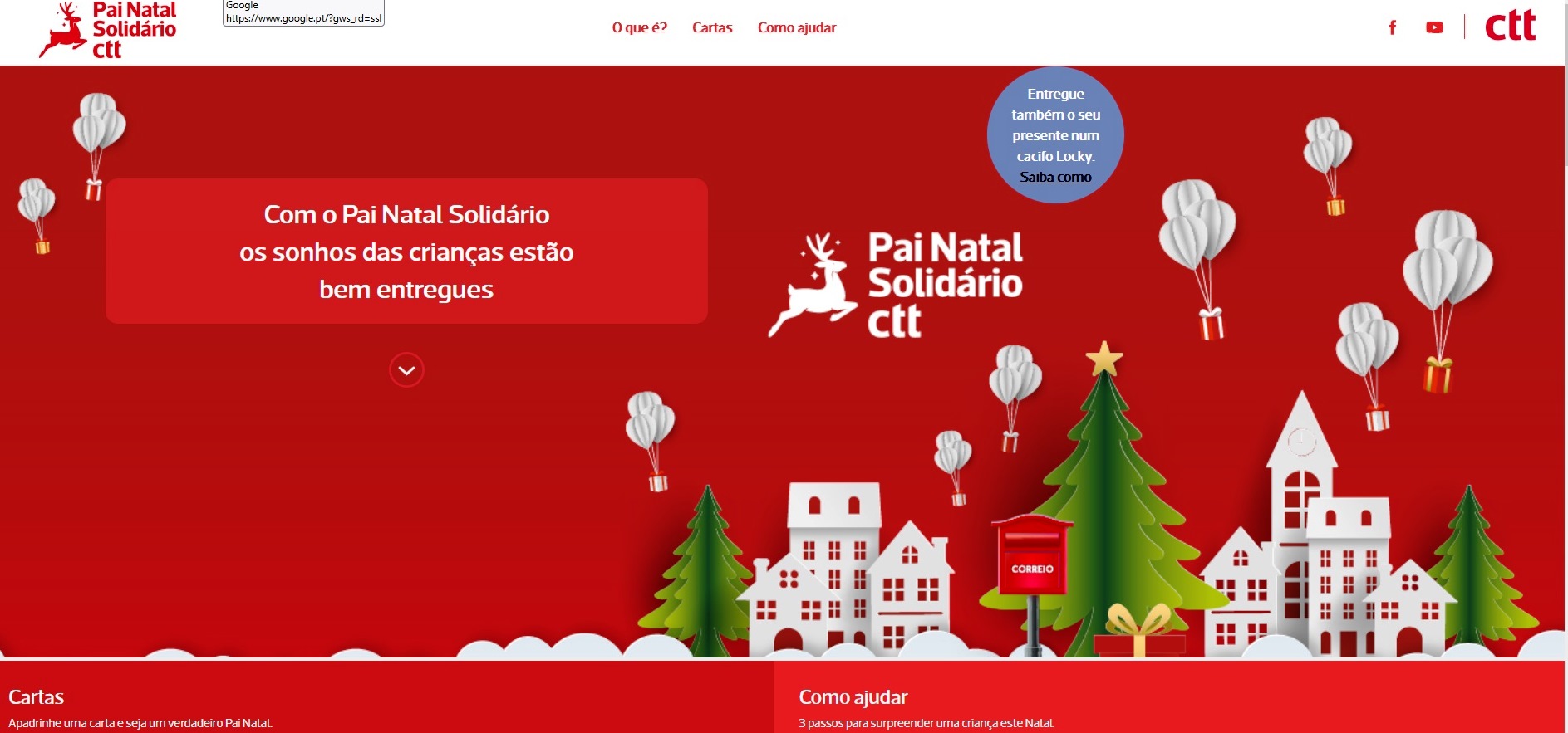 Api Natal Pai Natal Solidário dos CTT - RTP Mundo