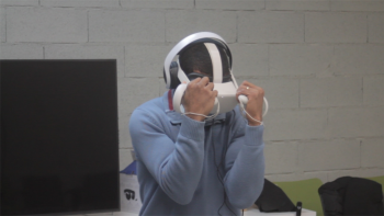 Imagem de Boxe em realidade virtual para pessoas cegas