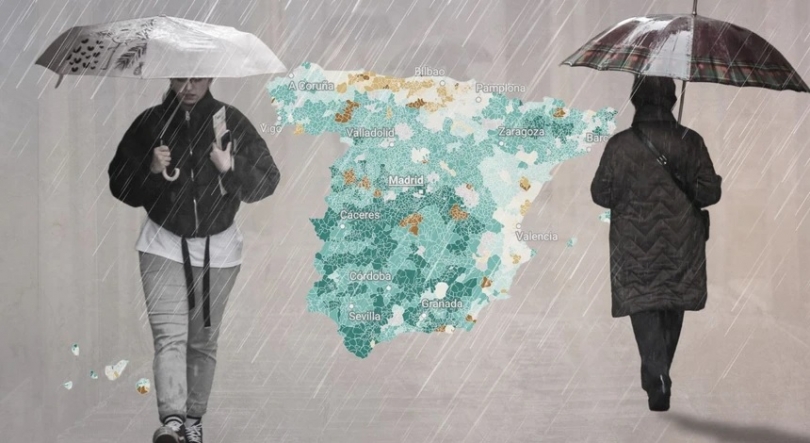 Imagem de Em dois terços de Espanha já choveu o dobro ou mais do que o normal