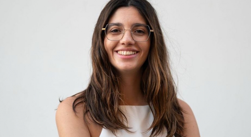 Imagem de Maria Loureiro, jovem portuguesa no Fórum Económico Mundial